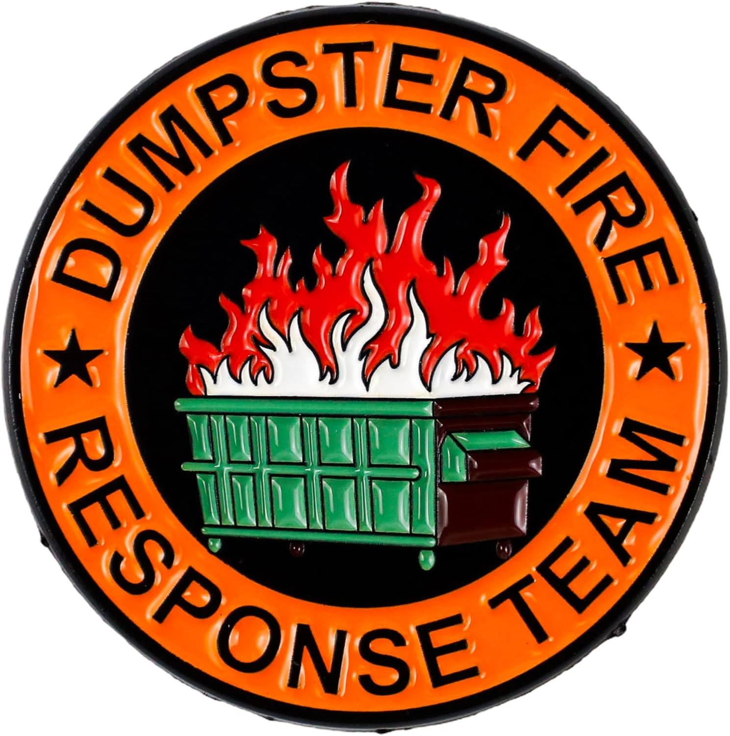 Dumpster Fire Response Team Trash Fire Sarcastic Brooch Pin, Office DarkHumor Enamel Pin, Funny Gift For Team Leader Boss Coworker, Chaos Coordinator Lapel Badge, Sarcasm Brooches, Funny Work Accessories
