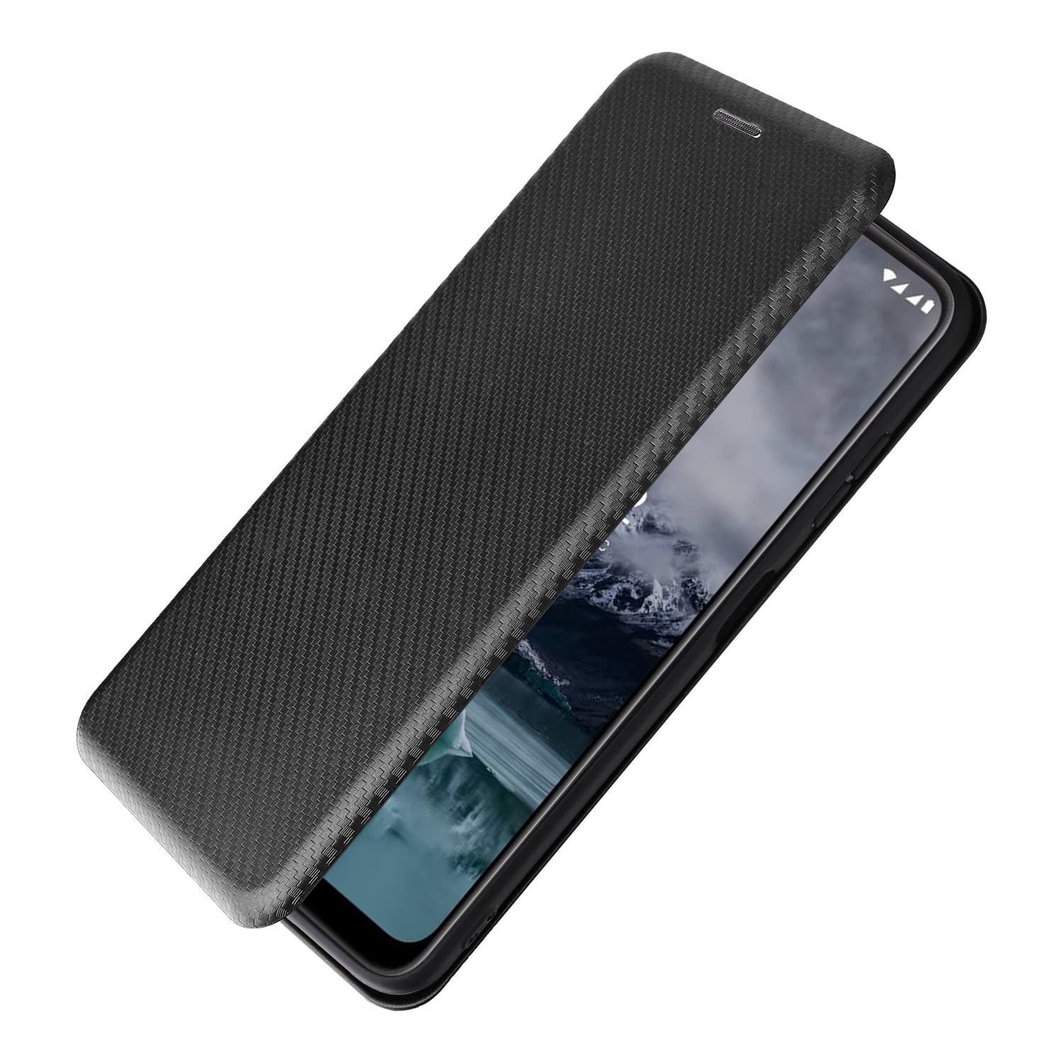 MojieRy - Custodia a portafoglio per Nokia 5.4, in pelle PU di alta qualità, sottile, per Nokia 5.4, 2 scomparti per schede, portatile, marrone