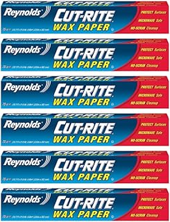 Reynolds Cut Rite Wax Paper, 75 Sq Ft (Pack of 6)