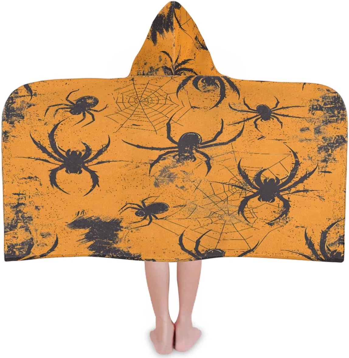 Pardick Spider Kids Bath Towel Beach Towel with Hood Pool Cover Up for Girls Boys Soft Absorbent Hooded Bath Towel Toddler Towels for Beach, Pool