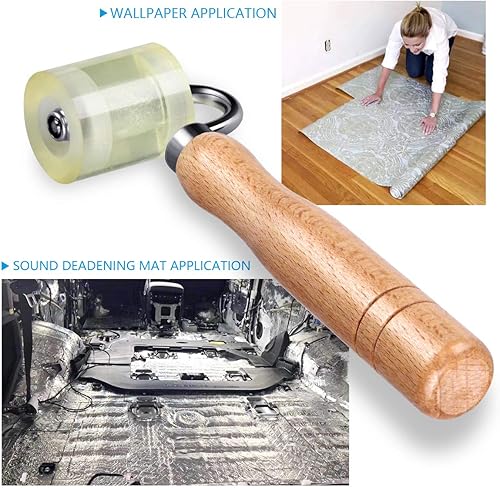 Miniatura 4 de Auto Car Audio Sound Deadening Aplicación Rodillo De Rueda Rodadura,Rodillo De Costura De Aplicación De Amortiguador De La PU De La Estera De