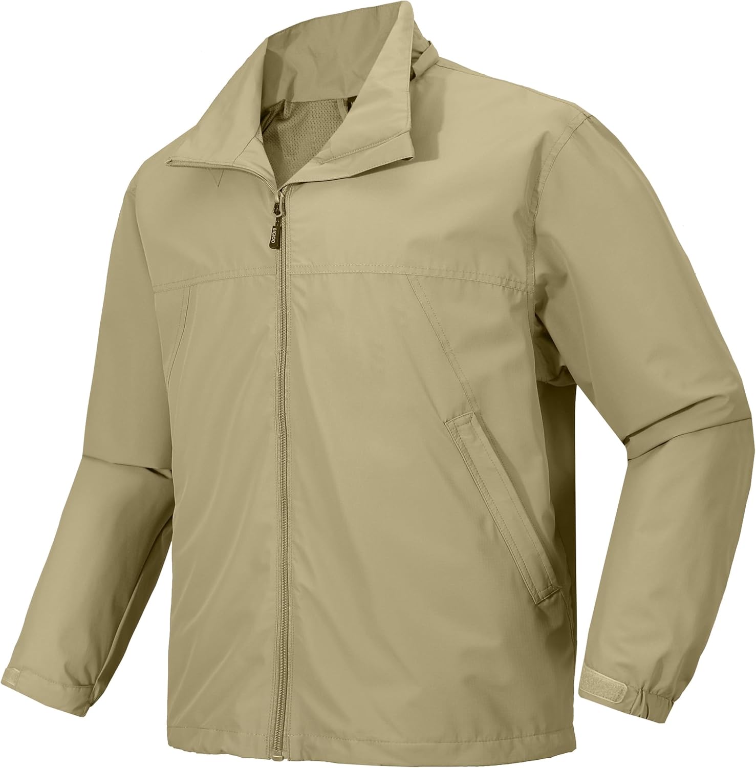 Men's Lightweight Hooded Jacket Waterproof Windbreaker Raincoat Shell Jacket for Outdoor Hiking Traval - Image 4