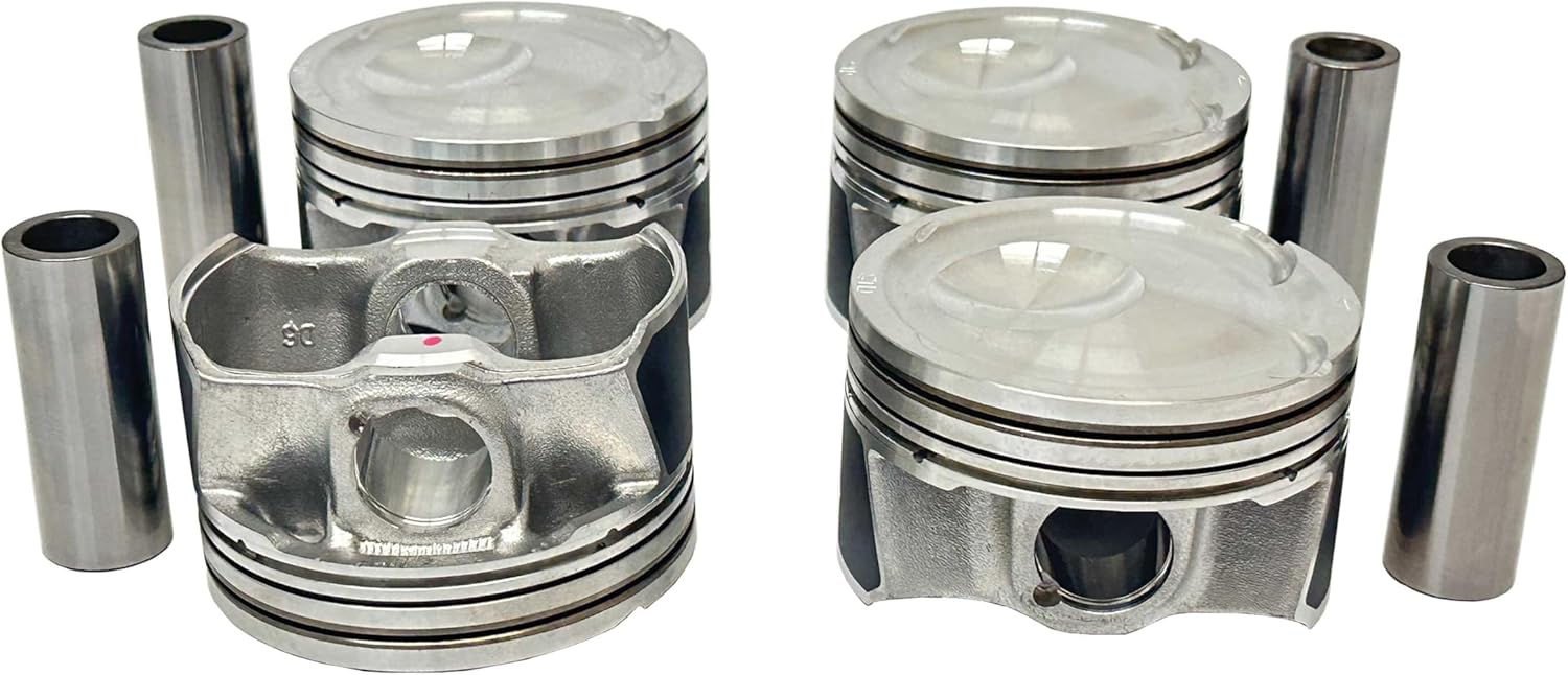 DNJ P4318 Piston Set Standard for 2015-2020 FordLincoln MKC Mustang 2.3L L4 16V DOHC 2300cc