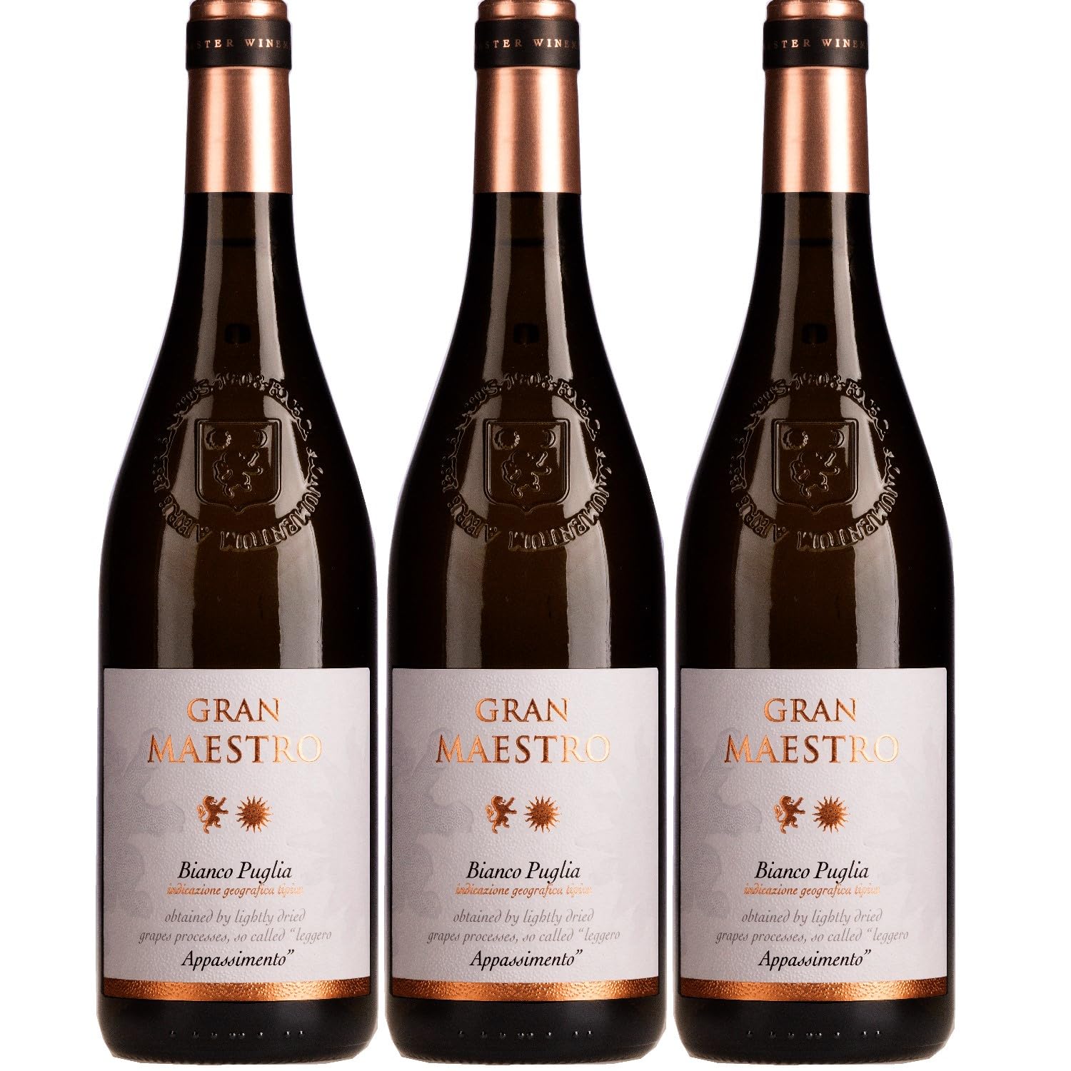 Cielo e Terra Gran Maestro Appassimento Bianco Weißwein Weiß Trocken Italien inkl. FeinWert E-Book (3 x 0,75l)