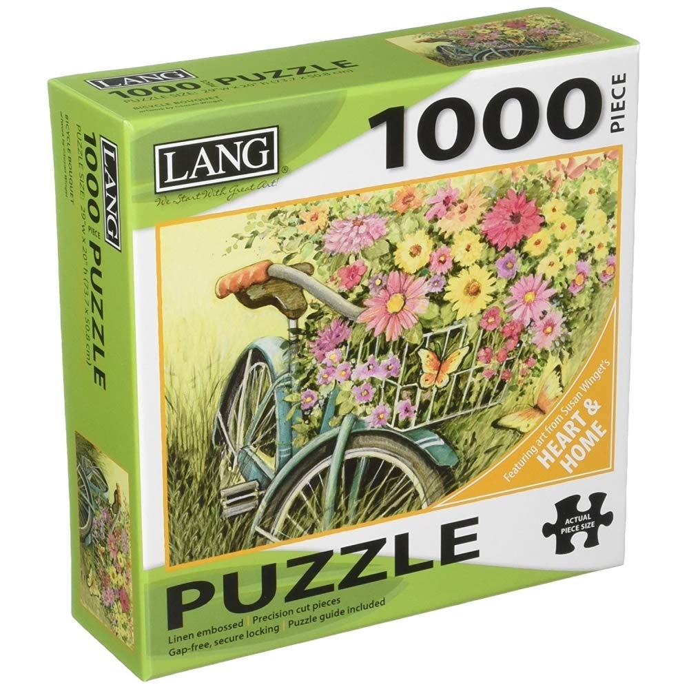 Jigsaw Puzzle 1000 Pieces 29"X20"-Bicycle Bouquet