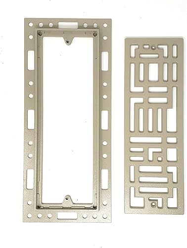 Miniatura 4 de Original Ventique Tornado - Ventilación de suelo metálica de montaje empotrado (4 x 10, polvo safari)
