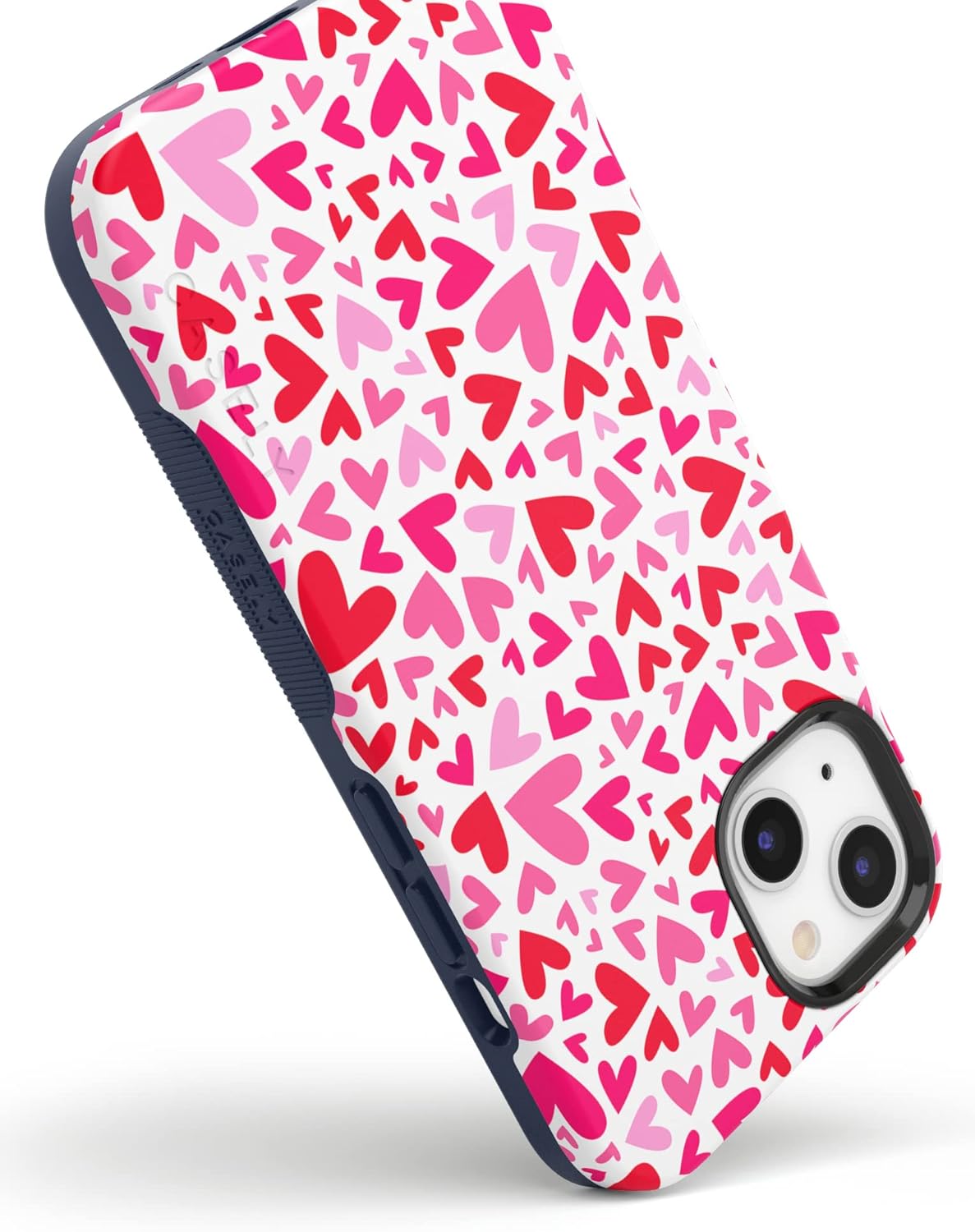 Casely iPhone 13 Case | XOXO | Candy Hearts | Bold Protective Design | Compatible with MagSafe