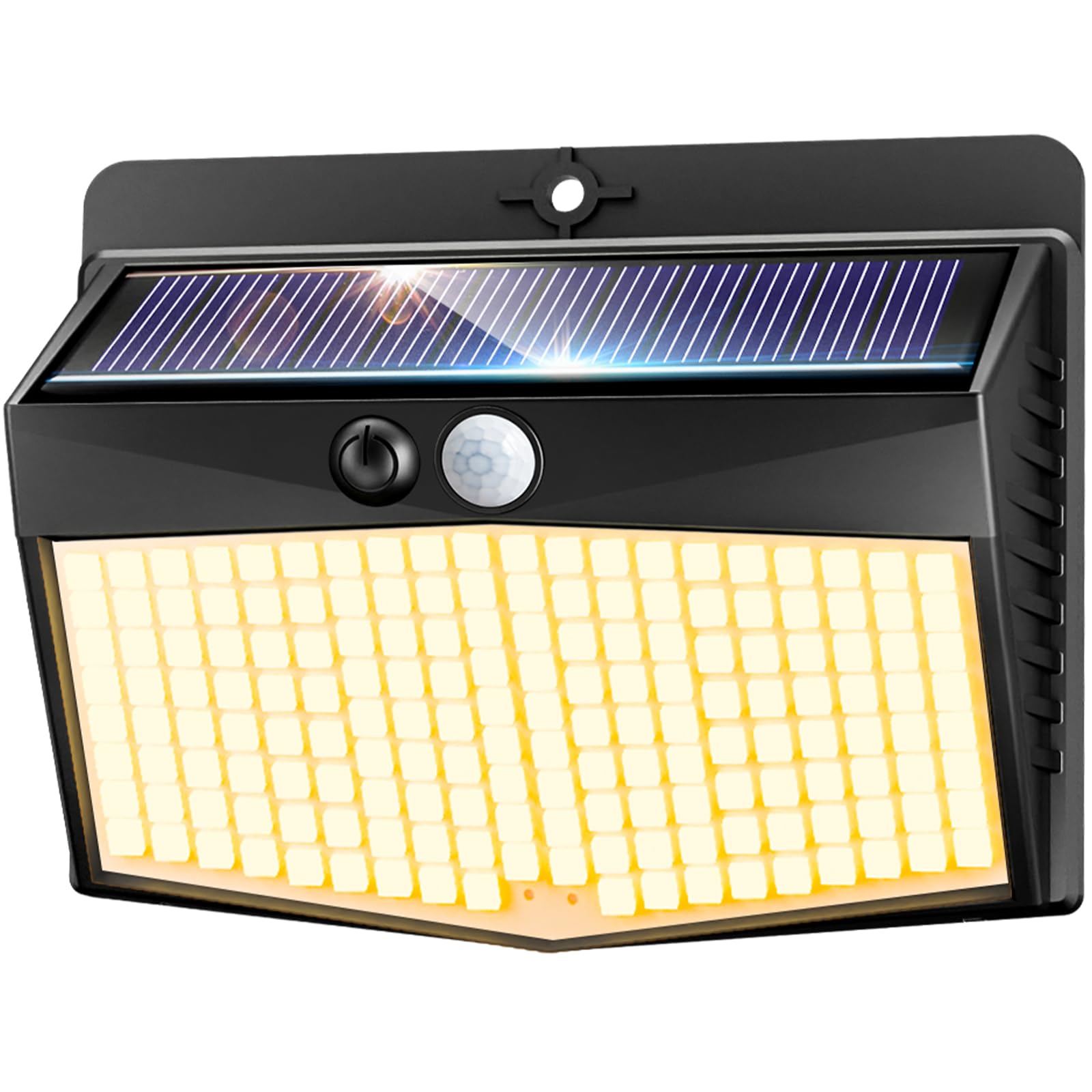 nipify Luz Solar Exterior,3 Modos / 2 Paquete Focos Solares Exterio con Sensor de Movimiento, Impermeable lampara solar exterior para Jardin, Patio, Calle, Patio, Caminos — view 13