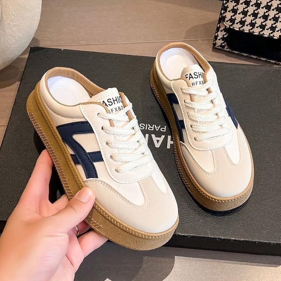 Amazon.com | Mule Sneakers for Women Backless Tennis Shoes Slip on