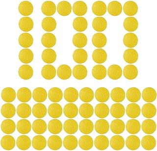 Yosoo 100 Pcs Rounds Refill Compatible Balls Pack for Zeus MXV-1200 Apollo XV-700 Blaster