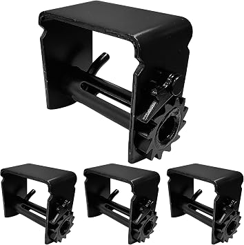 Mega Cargo Control Heavy Duty Combination Sliding 4 Pack Set, 152 MM Profile - 5,000 Load Limit, for Trailer Applications