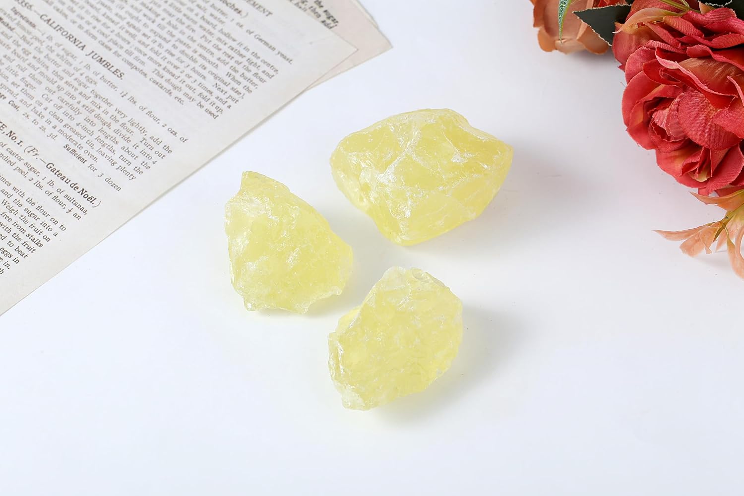 XIANNVXI Citrine Crystals 1.8-2.2" Large Raw Crystals and Healing Stones Natural Rough Crystal Rocks for Decor Gifts Tumbling Cabbing Polishing Fountain Rocks 1PCS - Image 6
