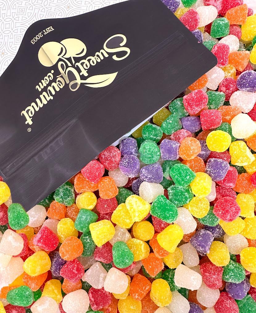 SweetGourmet Spice Drops Candy, Old-Fashioned Gumdrops, 6 Flavors Jelly Candy, 4 Pounds Bag