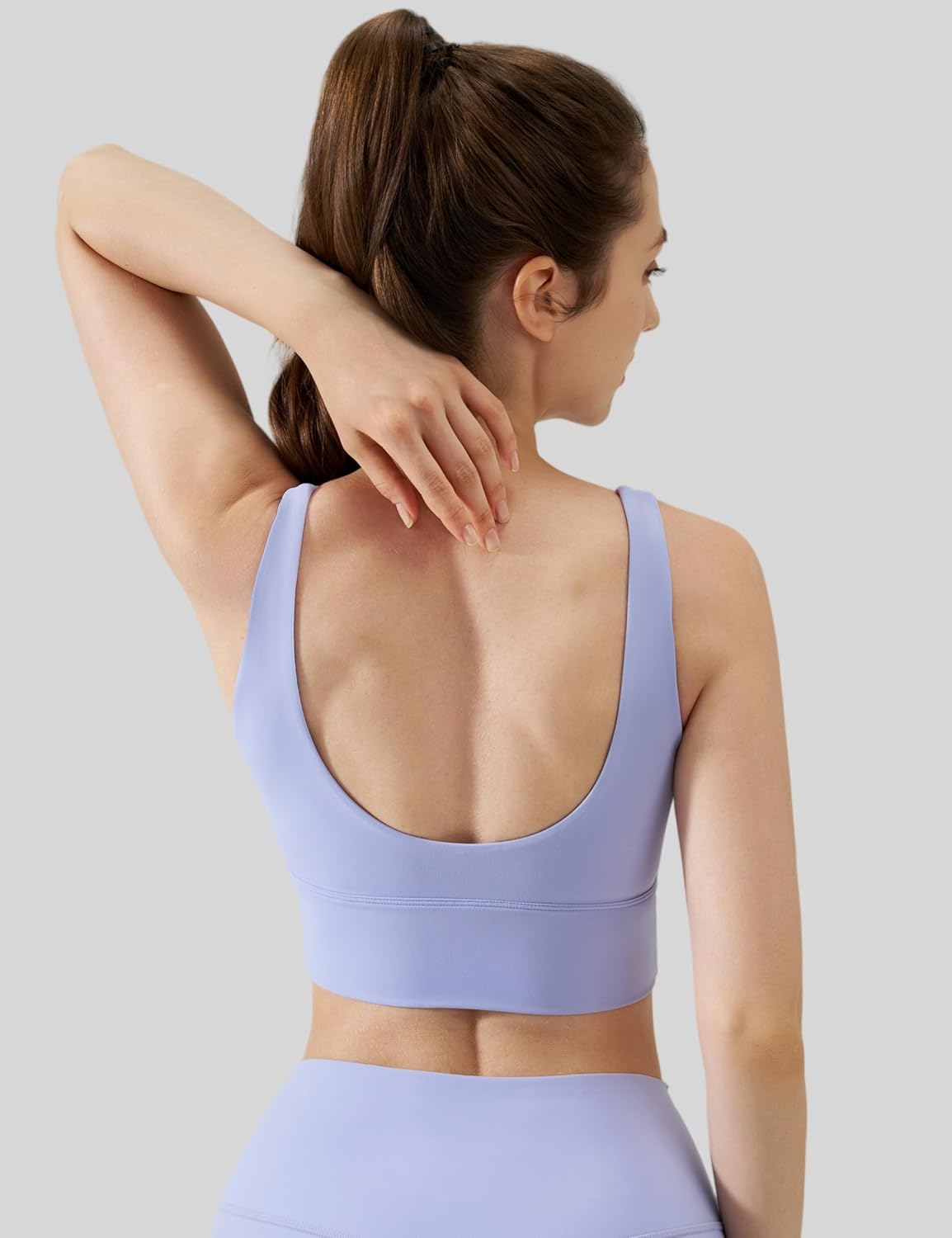 High Impact U Back Sports Bras for Women Wirefree Built in Padding Breathable for Running Yoga Gym - Image 3