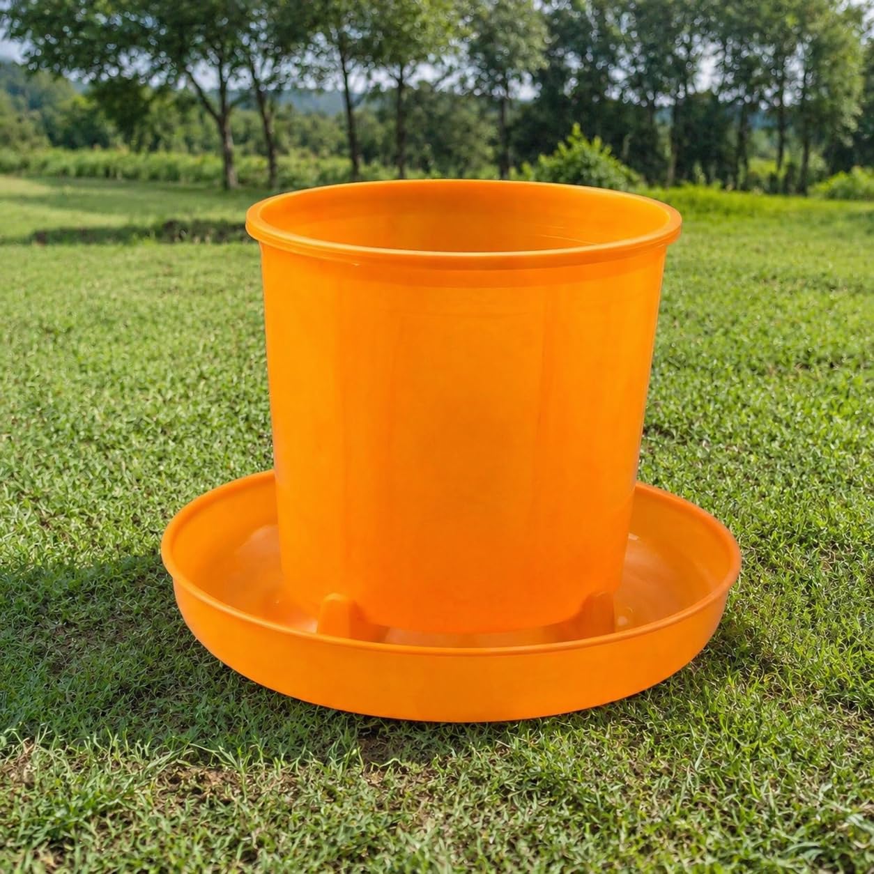 Mangiatoia Automatica per, 20kg di Capacità, in Plastica Resistente, 20 chilogrammi secchio di alimentazione ispessito