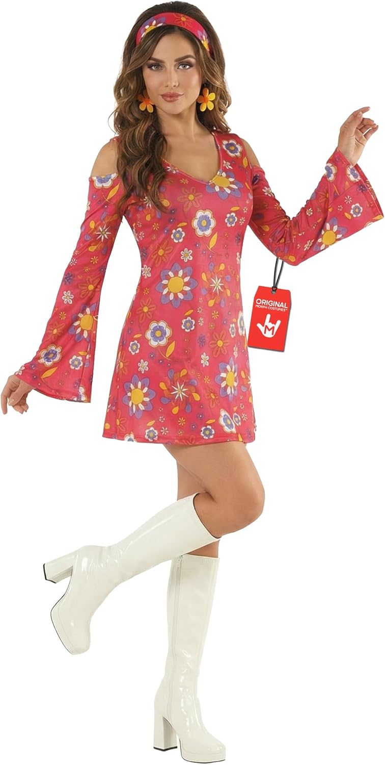 Morph 70s Costumes For Women, 60s Dress For Women, Disco Costume Womens, Halloween Costumes For Womens Adult