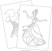 Vista 7 de Libros de actividades con calcomanías para niñas, paquete con 2 blocs de calcomanías con más de 400 calcomanías con princesas de Disney y Hello