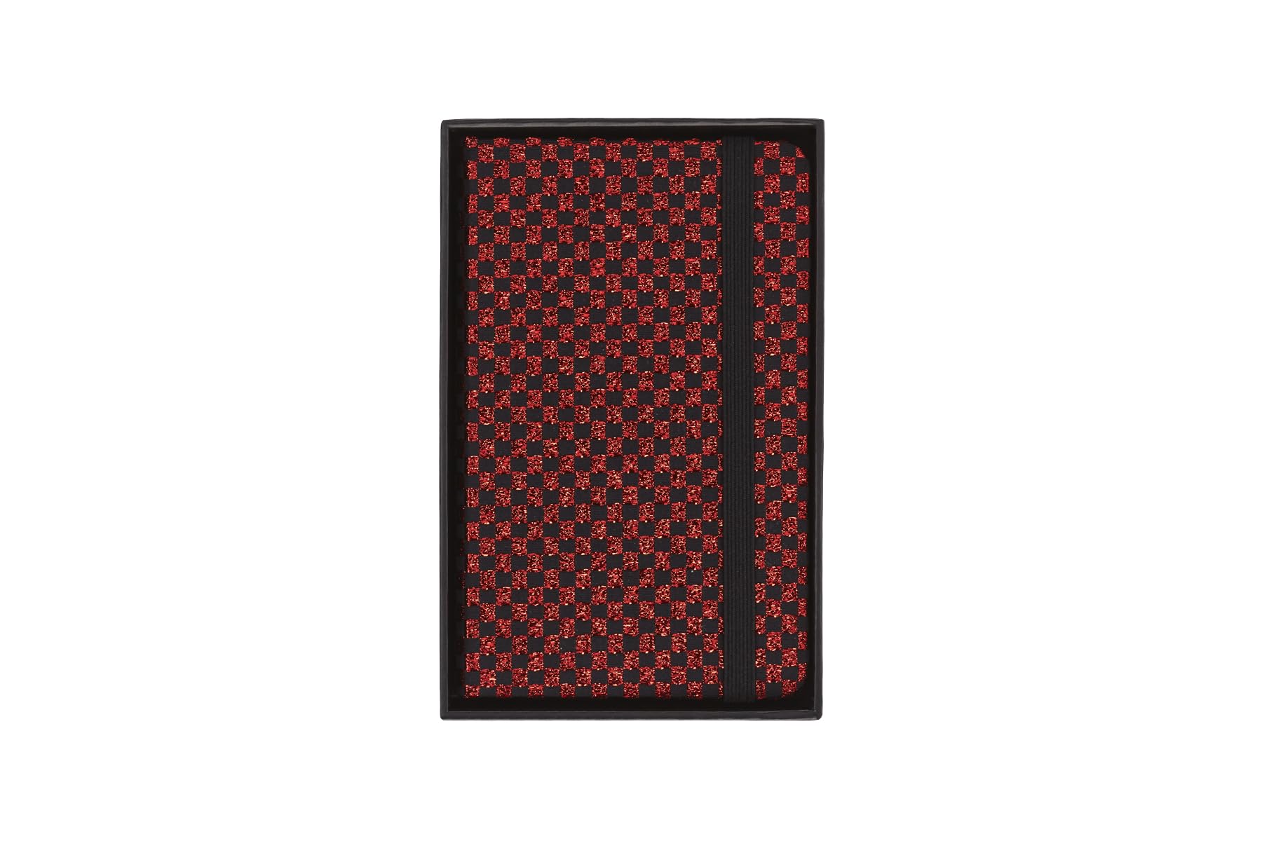 Moleskine Taccuino Shine, Copertina con tessuto Made in Italy di Mantero, con Pagine Bianche e Chiusura Elastica, Formato Pocket 13,6x8,8 cm, Colore Rosso (Confezione da 2)