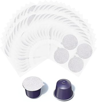 200pcs 37mm Espresso Coffee Capsule Foil Seal Lid Stickers for Nespresso