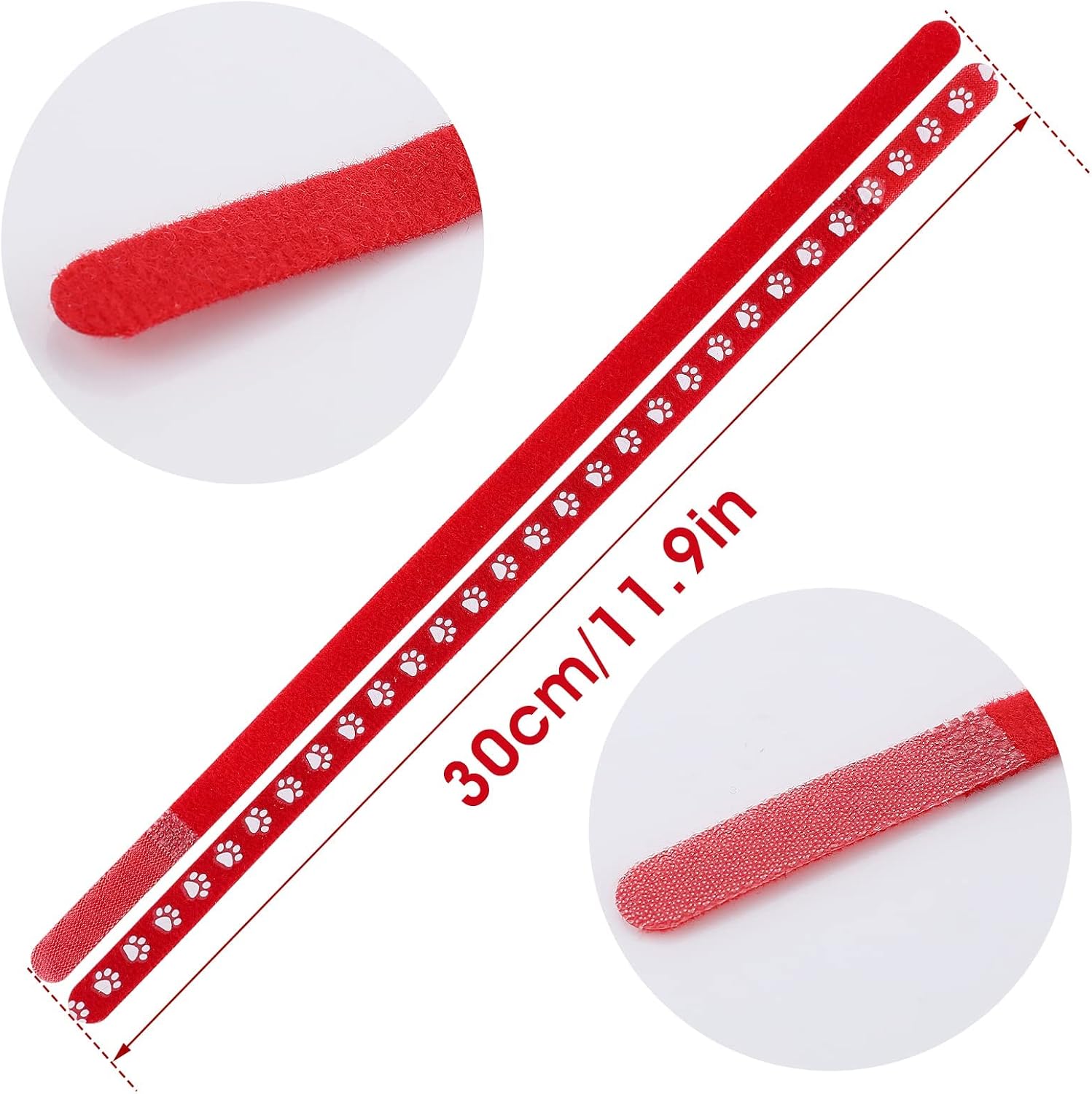 cobee Newborn Puppy Collars, 12 Pcs Whelping Collars for Newborn Puppies Collars for Litter, Adjustable Super Soft Nylon Newborn Dog Identification Bands Puppy ID Collars image 3