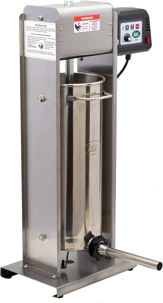 LEM Products 1217 30Pound Motorized Sausage Stuffer w/4