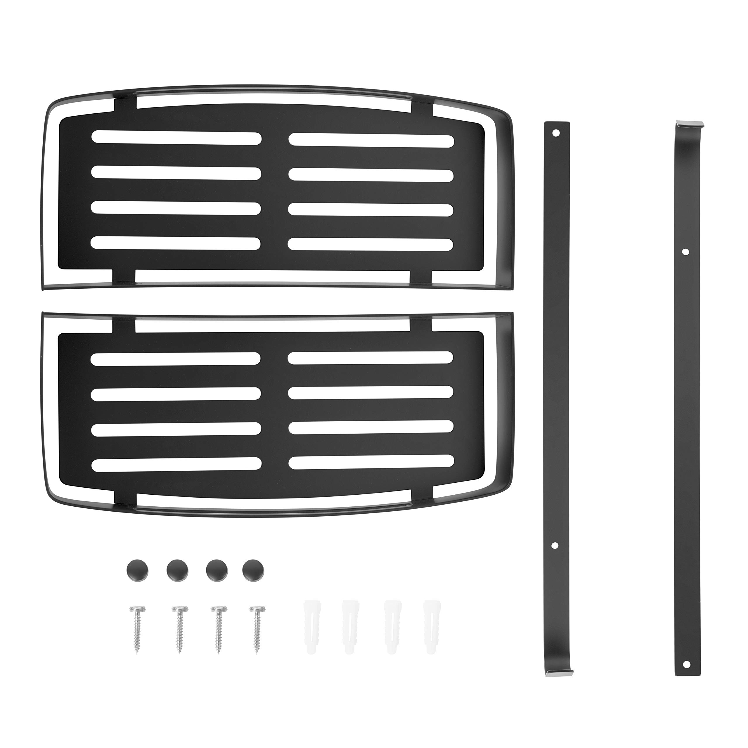 Cesta de Ducha de Acero Inoxidable - Estante Baño Ducha Bandeja Esquina Soporte Cesta Estantería de Pared Esquinero