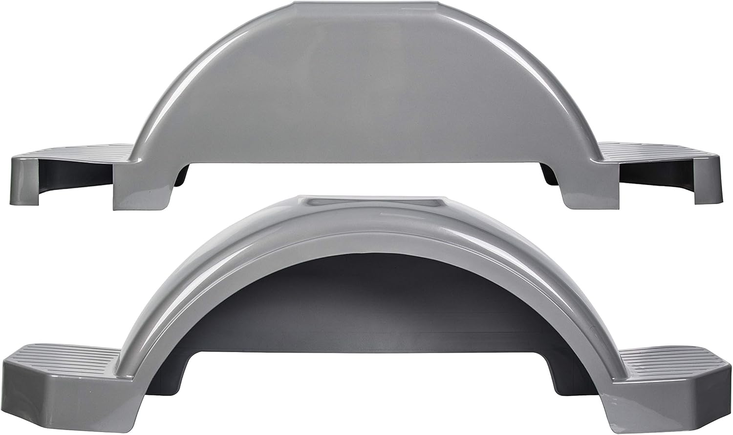 HECASA Black Pair of Single Axle Trailer Fenders Fits 13" Wheels Tire Skirt Boat - 39.7" long x 8.8" wide x 11.4" tall : Automotive