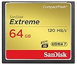 SanDisk Extreme 64 GB UDMA7 CompactFlash Card - Black/Gold 64 Go