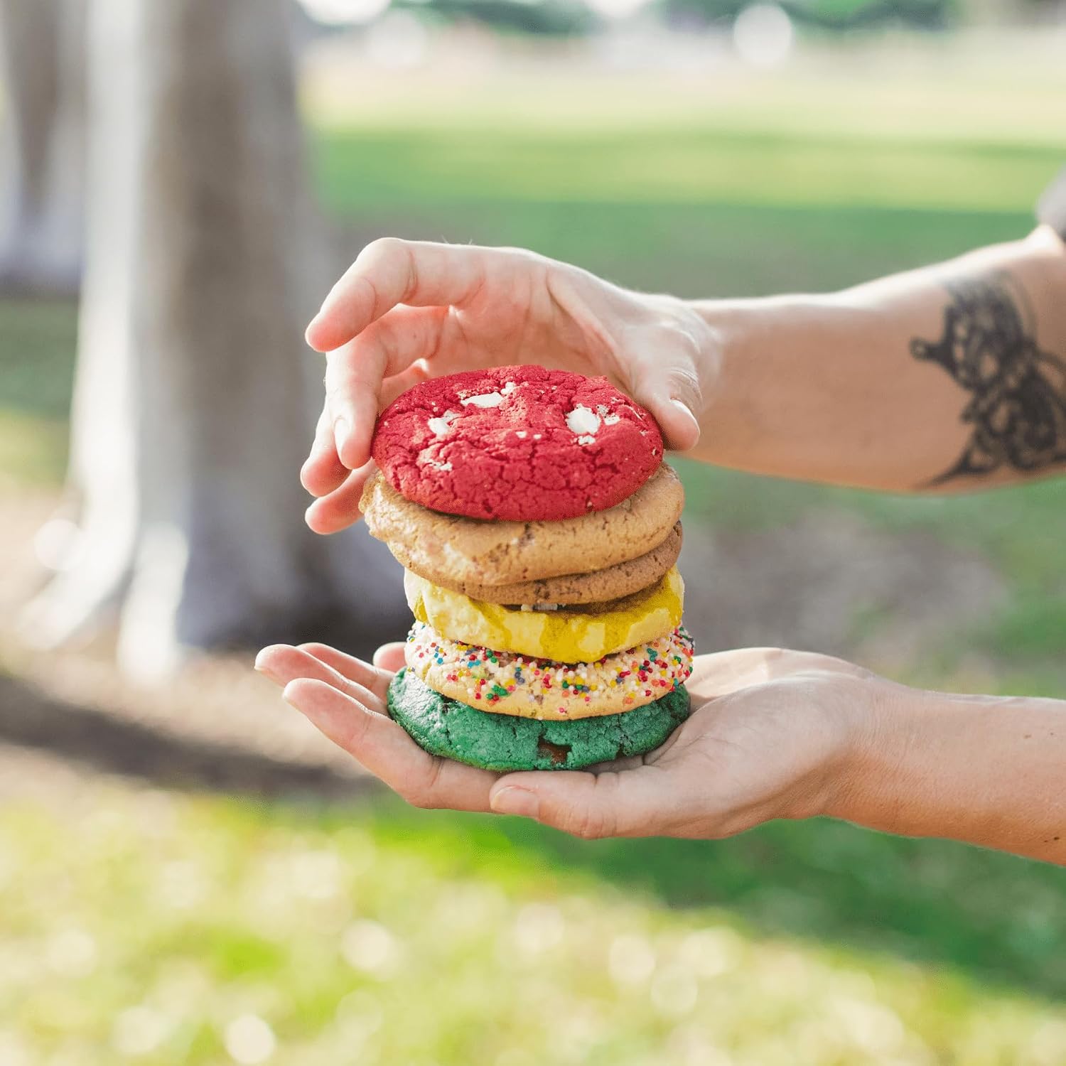 The Cravory: Red Velvet Cookies - 12 cookies, 2.0 oz. each - Individually Wrapped - Gourmet - Baked Fresh - Dessert, Snack or Baked Goods