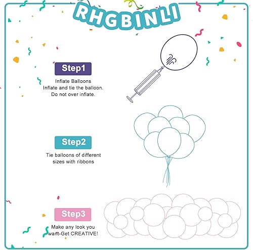 Miniatura 3 de RHGBINLI Globos verdes de látex para fiesta, paquete de 62 globos redondos de helio de 12 pulgadas para Navidad, boda, graduación, aniversario,