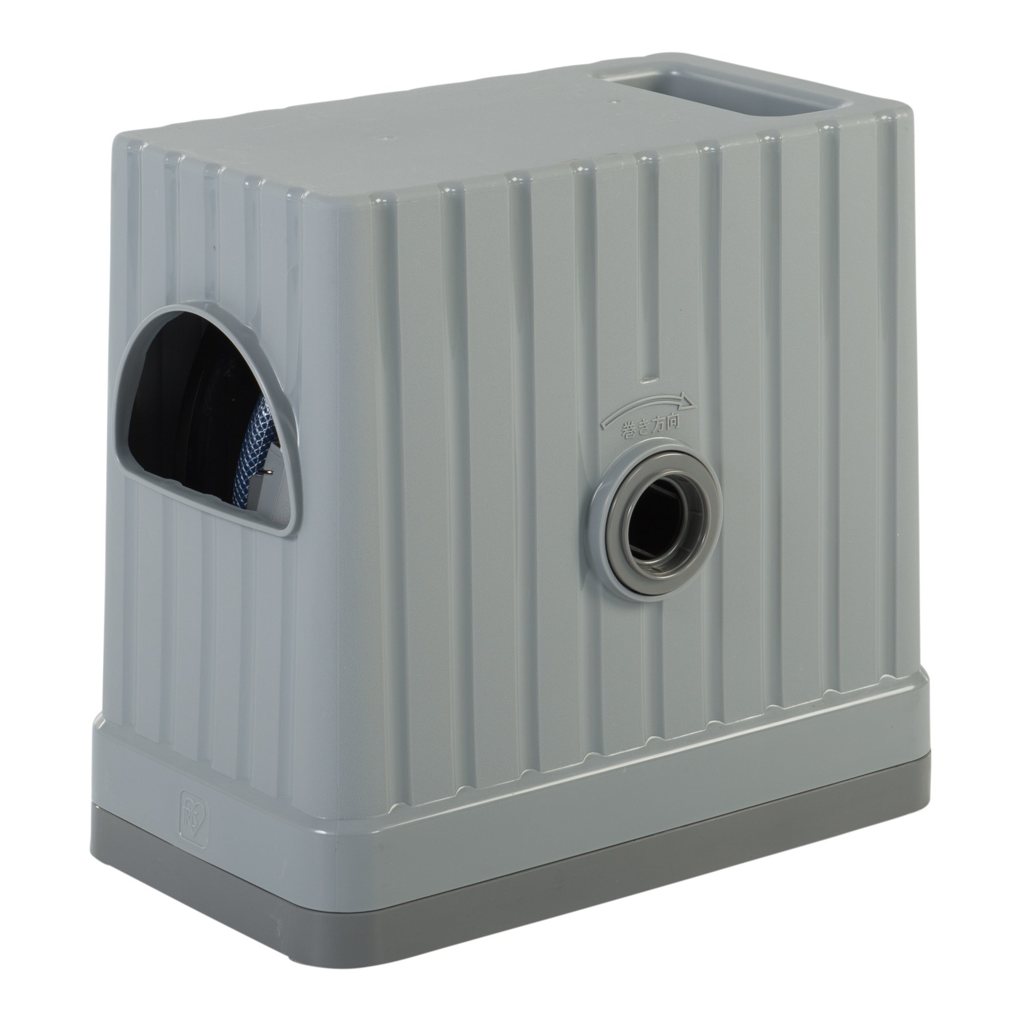 Iris Ohyama 532016 Garden Hose Reel FHEX-15 Grey, 15 Meters