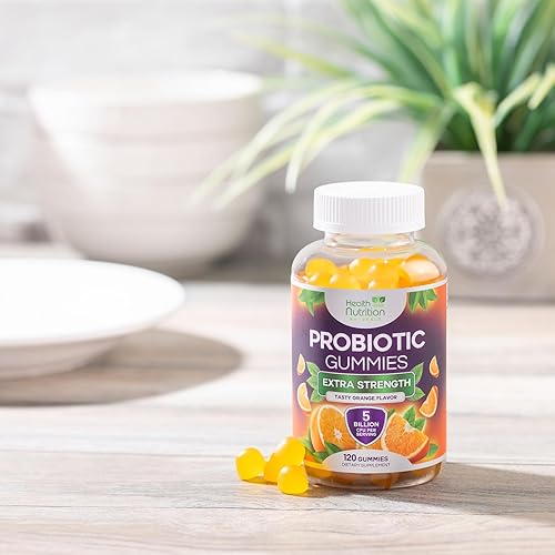 Miniatura 8 de Gomitas probióticas para mujeres y hombres, extra fuertes 5 mil millones de UFC, suplemento diario de gomitas probióticas, apoyo para la salud