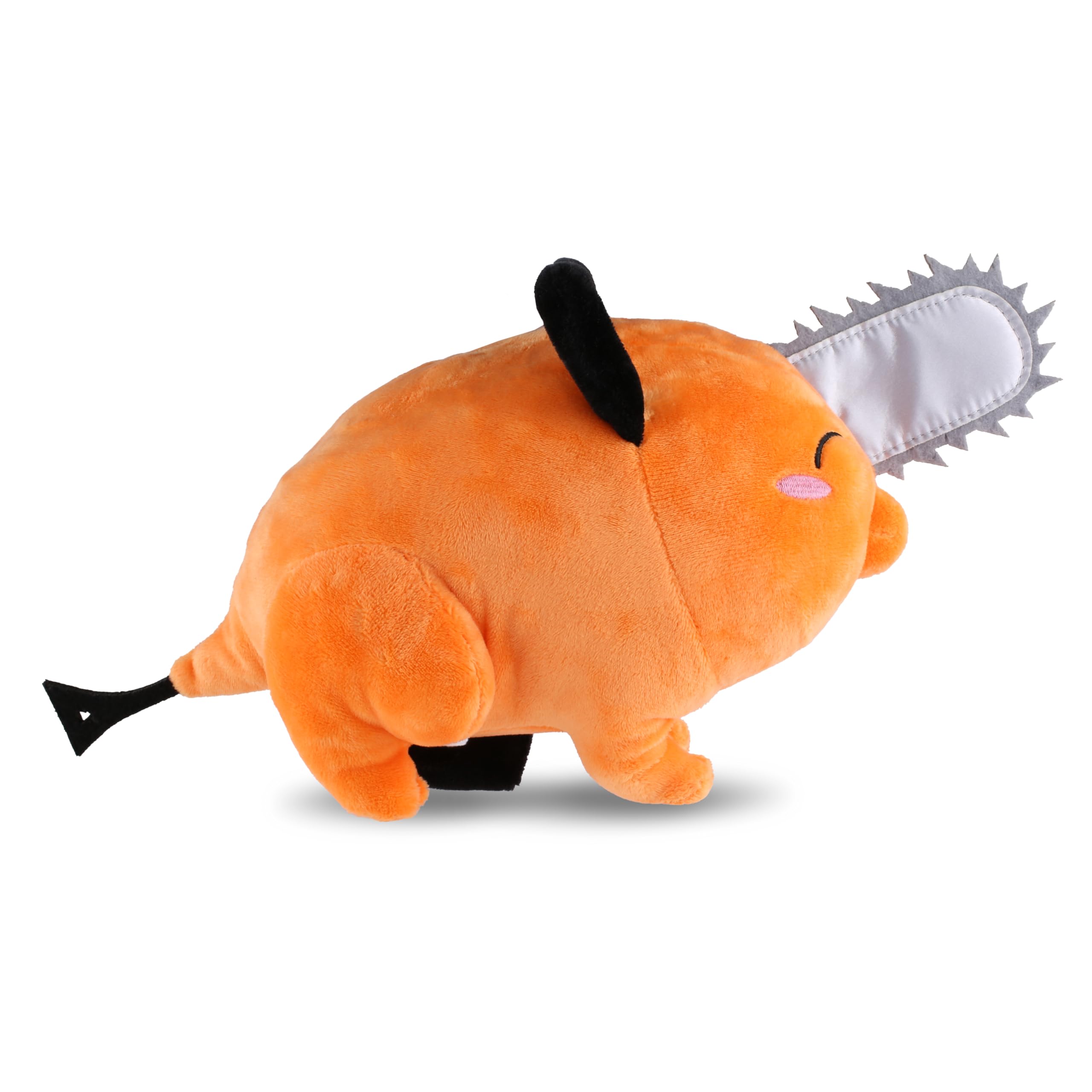 Play by Play Chainsaw Man Pochita pluszowe zwierzątko, pluszowa zabawka, figurka < siedząca z zamkniętym okiem, 32 cm + mini plusz >