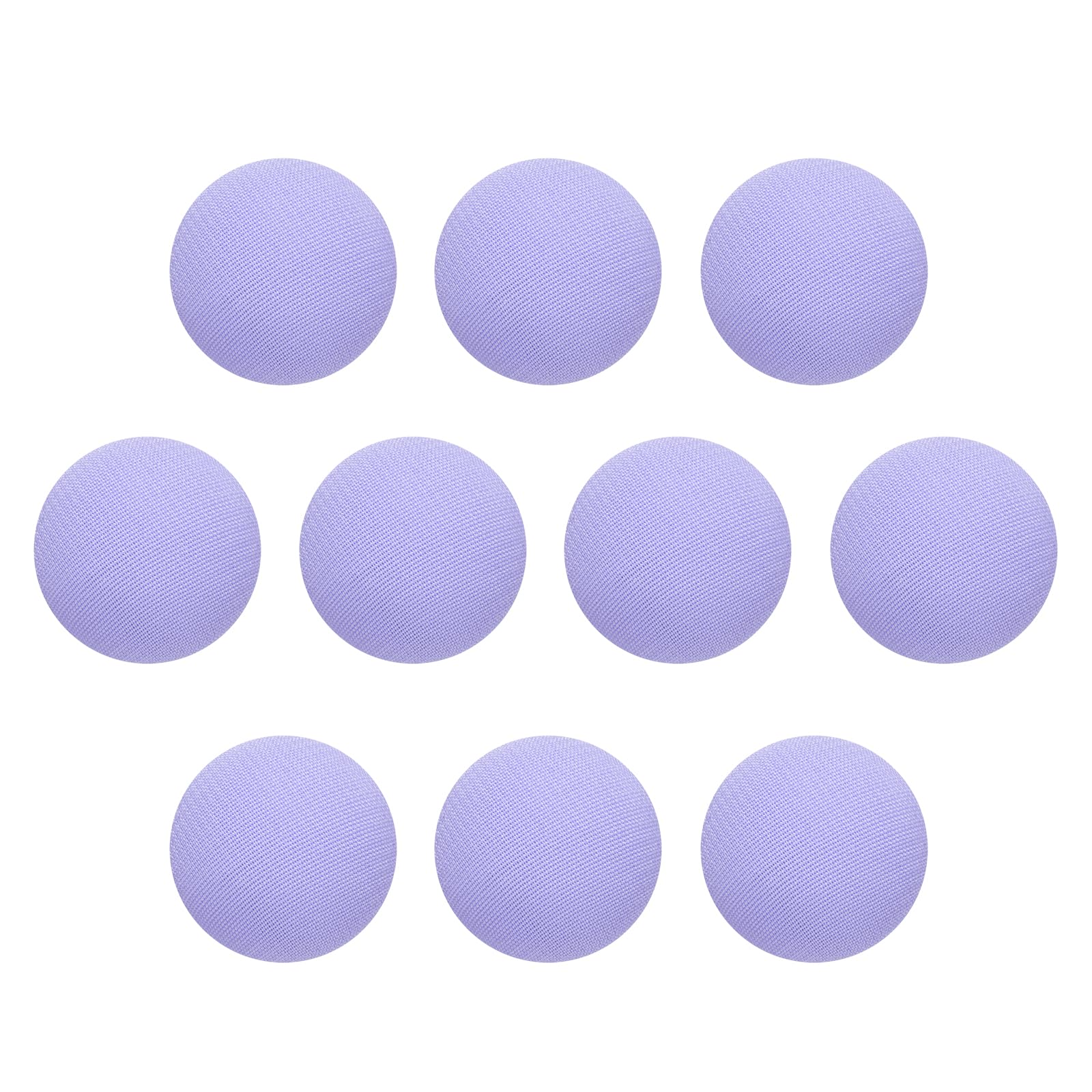 QUARKZMAN 10 Stück Knöpfe 20 mm mit Stoffüberzug Vintage Lavendel Stoffknöpfe Bezogen Nähknöpfe Runde Bastelknöpfe Metallschaft für Mantel Jacke Anzüge Kleidung Blusen DIY Projekte