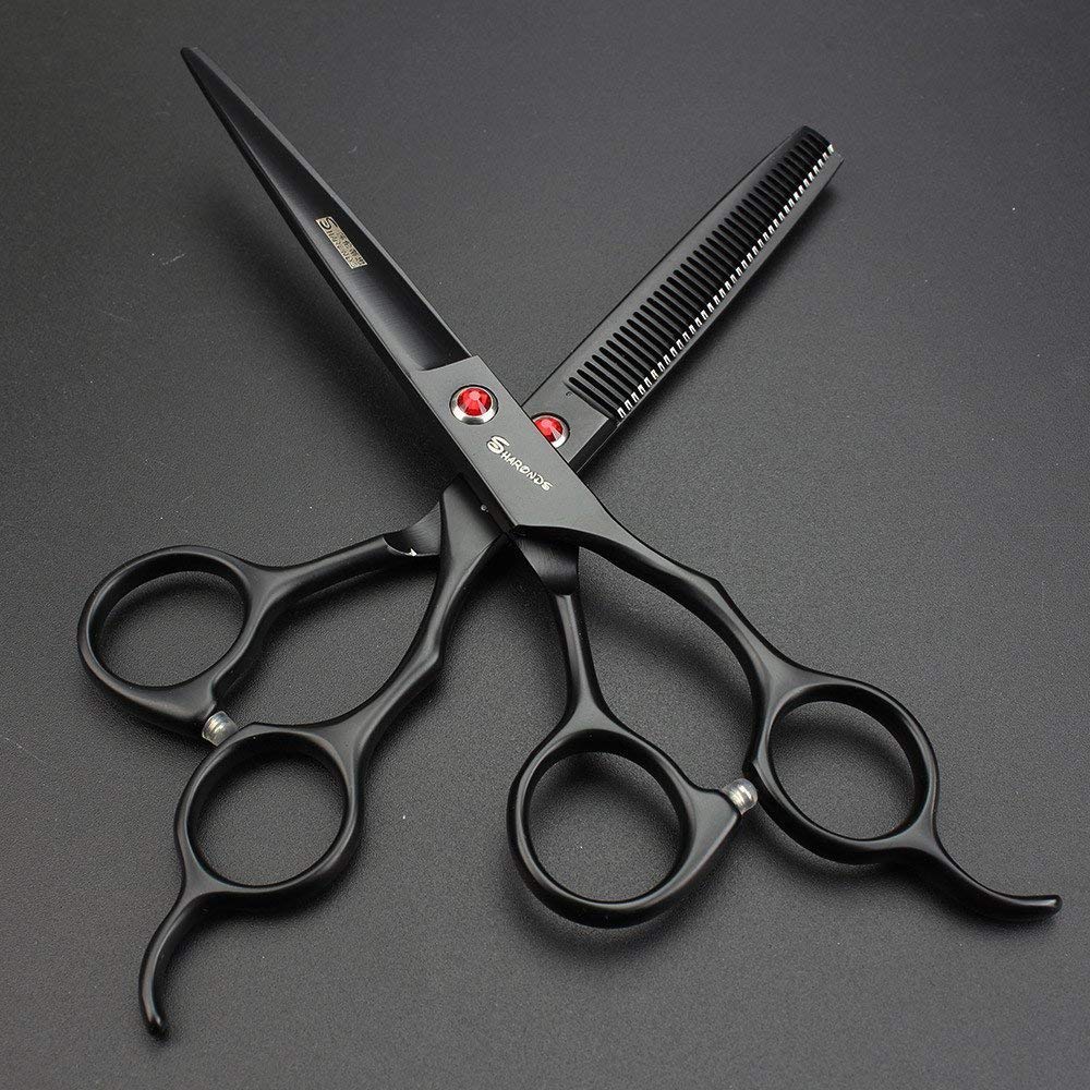 Lot de ciseaux de coiffure professionnels 15,2 cm personnalisés, en acier inoxydable
