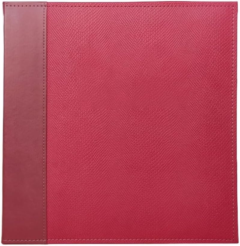 Travel Growth Commemorative Book ﻿ Leather Album Photo Album Retro Laminated Self Adhesive Album Applicable to Photos, Receipts, Star Cards, etc(White-Dinosaur Doodle4)