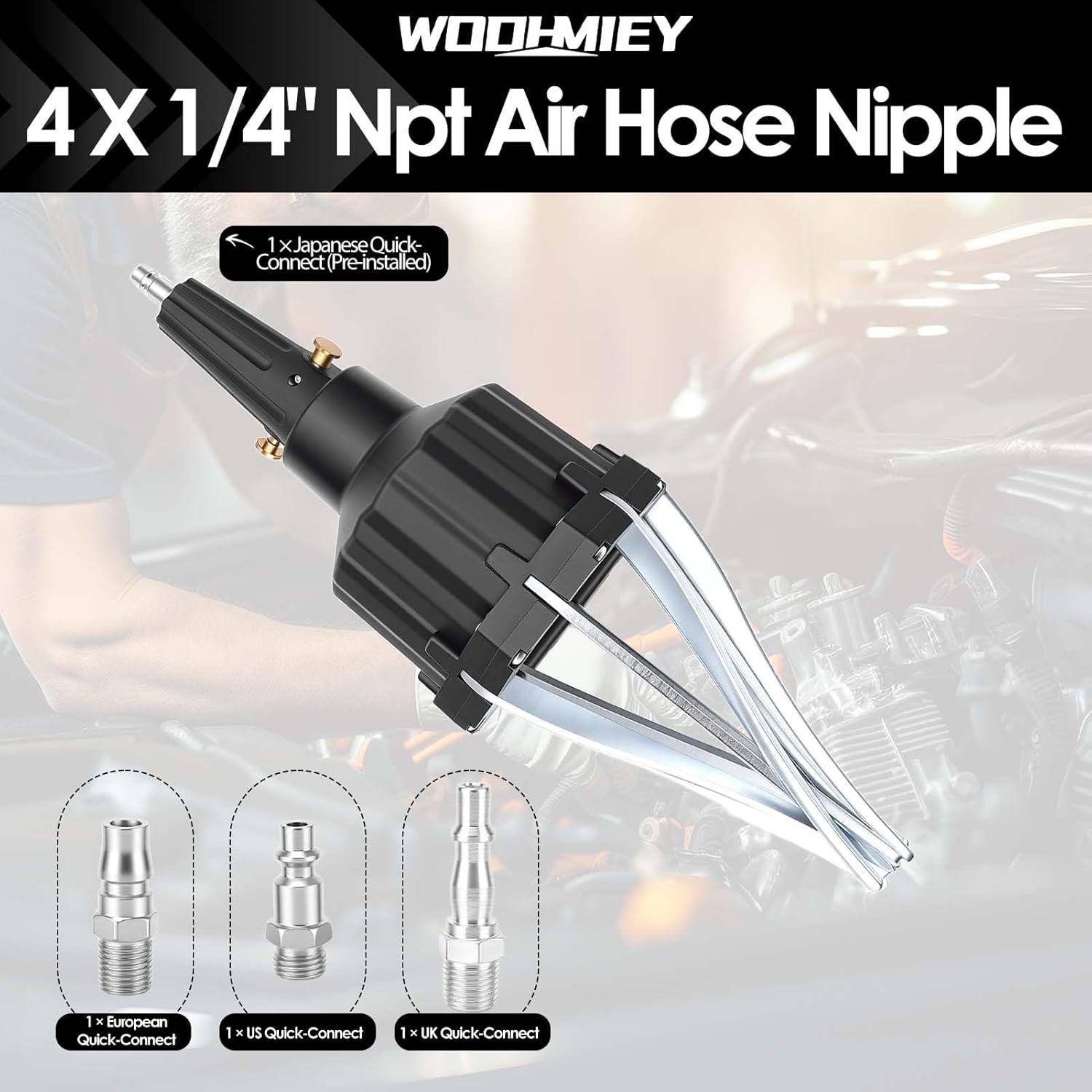 Pneumatic CV Boot Expander Spreader Tool Kit, Installation Removal Repair Kit with 3 Clamp Pliers 15 Pairs Hose Clamp, Universal CV Joint Boot Tool Compatible with ATV UTV (Black)