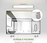 Vista 7 de ASD LED 18" Vanity Wall Mount Light Fixture, Linear Bathroom Lighting Bar 3CCT, Dimmable, Energy Star, ETL Listed 20W 1500LM 3000-5000K 120V