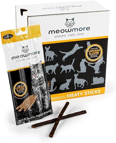Chicken and Liver Cat Treat Sticks 15 g (Pack of 35)