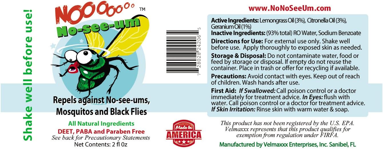 No No-See-Um Natural Insect Repellent 2oz (2 Pack)
