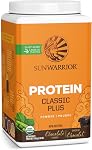 Vegan Organic Protein Powder Plant-based | 5 Superfood Quinoa Chia Seed Soy Free Dairy Free Gluten Free Synthetic Free NON-GMO | Unflavored 30 Servings | Classic Plus by Sunwarrior