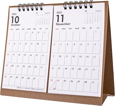 Orb 2026 Calendar, Tabletop, 2 Month List Craft, TM-900KF Starts October 2025