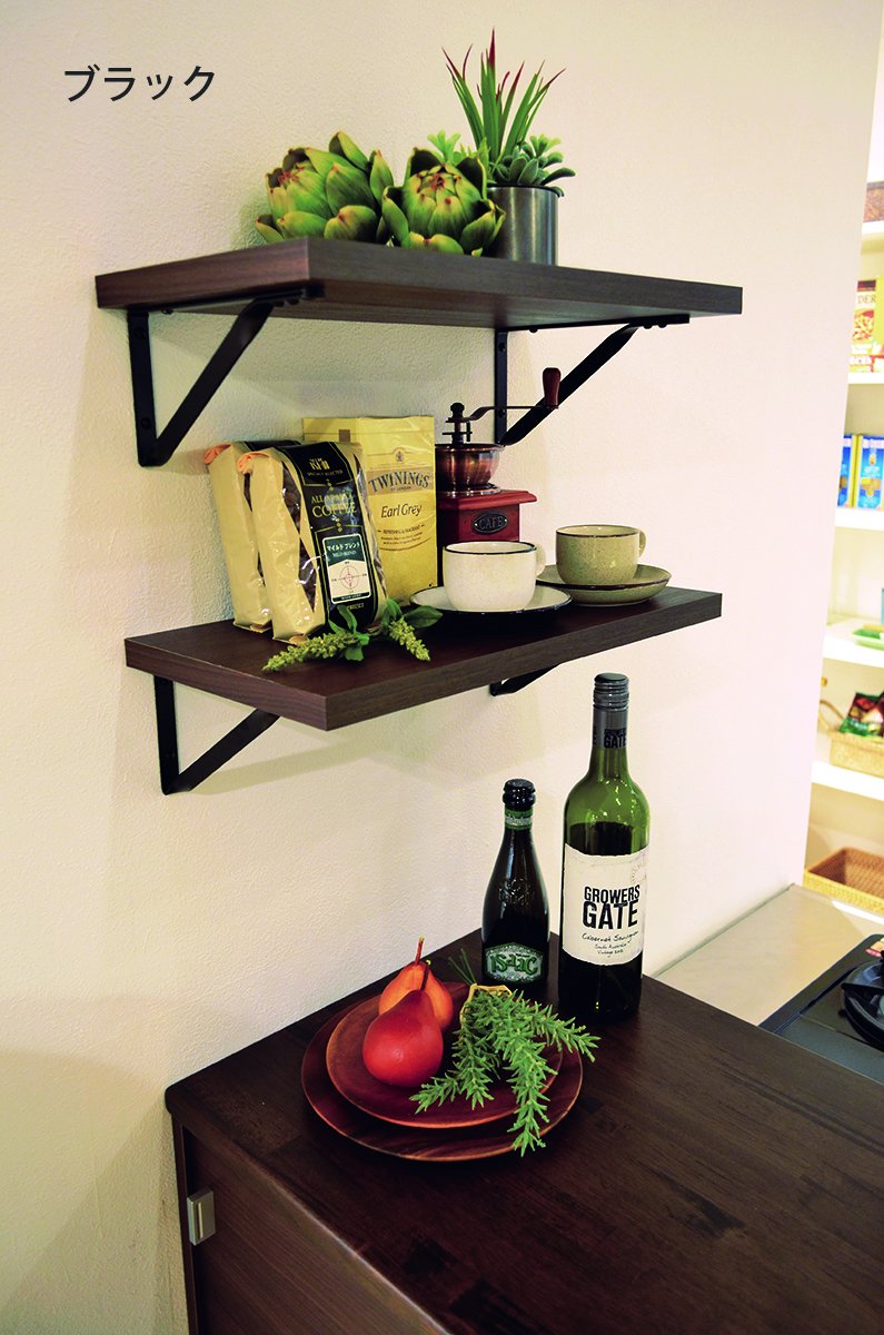 Amazon | 南海プライウッド 棚受け L型アングル棚受 ホワイト 105