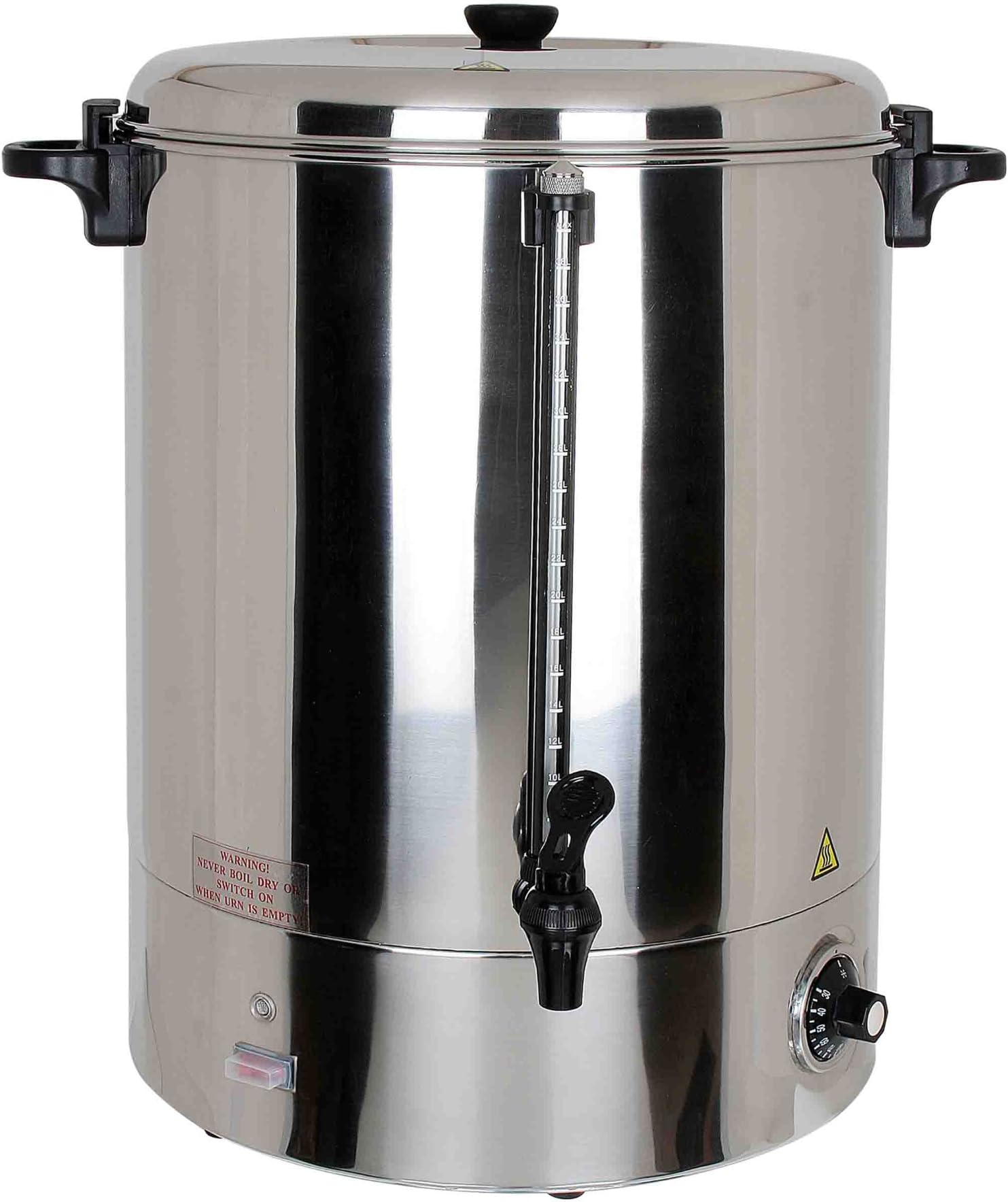Solo SU200 Commercial Stainless Steel 200Cup Hot Water Urn with Manual Temperature Control