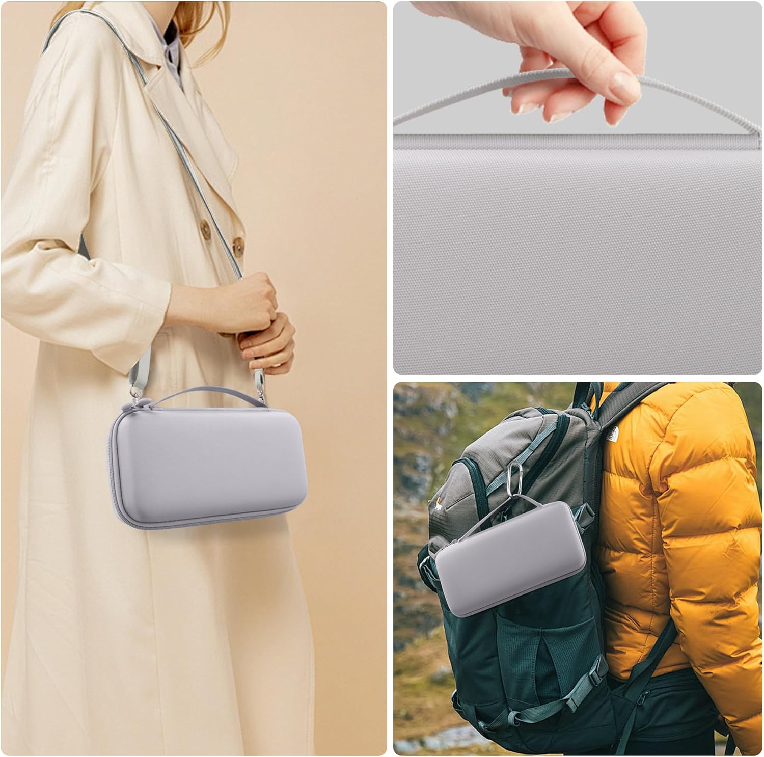 co2CREA Hard Travel Case Replacement for Bose New SoundLink Flex 2nd Gen/Bose SoundLink Flex Bluetooth Portable Speaker (Fog Grey Case) - Image 8