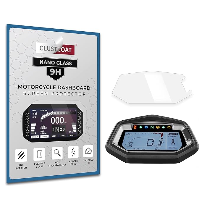 Buy CLUSTCOAT 9H Nano Glass Motorcycle Dashboard Instrument Cluster