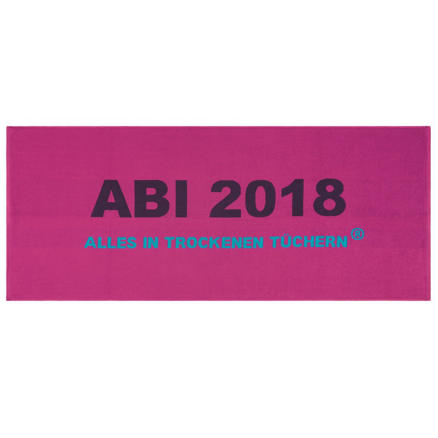 Good Morning Flamant Rose Serviette De Plage - Multicolore