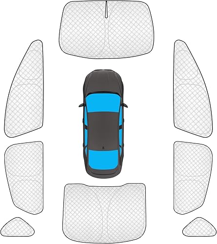 Miniatura 141 de KMF - Parasol de repuesto para parabrisas, cubierta para ventana lateral y trasera, cubierta protectora para visor, para campamento, bebé, bloqueo