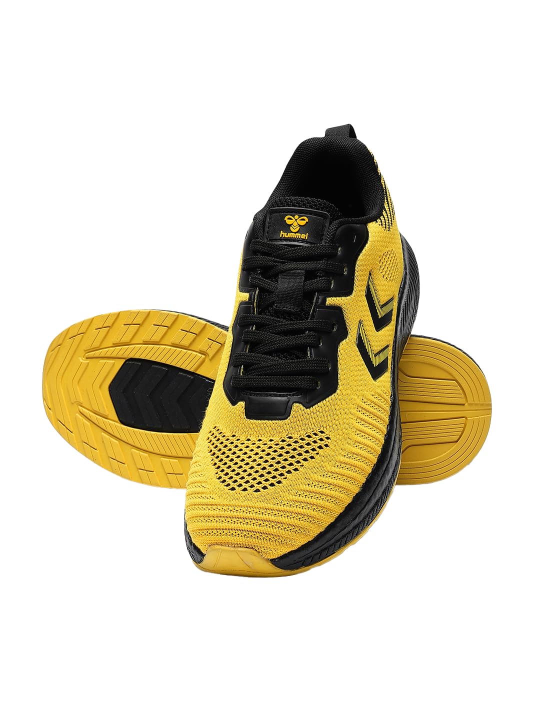 NOVARE Lace Up Sports Shoes for Men with Lightweight Hyper Burst TPR Sole Comfortable Breathable and Slip Resistant Ideal for Running Walking Gym Trekking Hiking