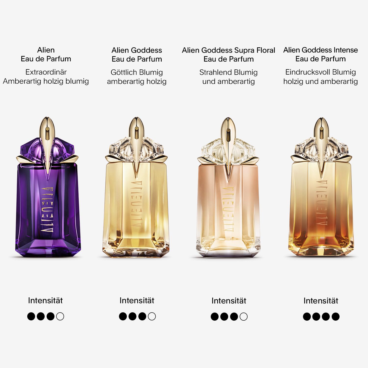MUGLER Alien Goddess Supra Florale Eau de Parfum, Damen-Parfum, Blumiger, holziger und amberartiger Duft, Wunderbarer Duft